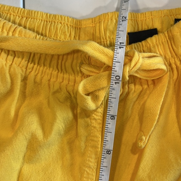 Erika - sz 8P, drawstring cropped pants, yellow - Picture 9 of 9